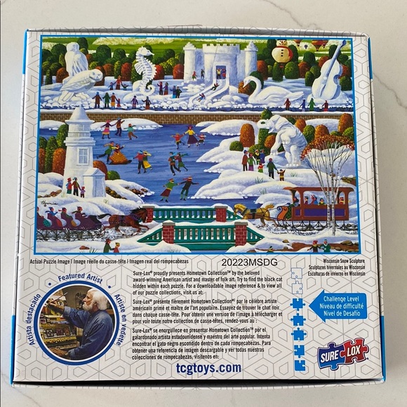 Wisconsin Snow Sculpture Hometown Collection 1000-Piece Sure-Lox Puzzle - Picture 3 of 6